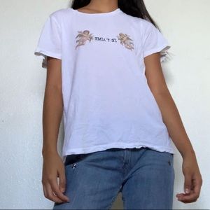 Pacsun Embroidered Graphic tee “JE TAIME”